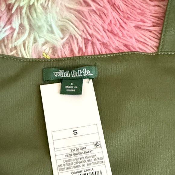 Wild Fable Olive Mini Dress - Picture 11 of 12